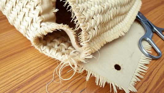 How to Repair Handmade Straw Bag