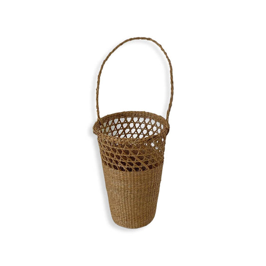 French Bucket Woven Shoulder Bag-2yzshop