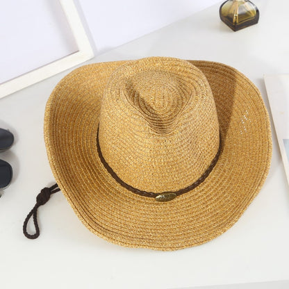 Folding Straw Cowboyhat-2yzshop