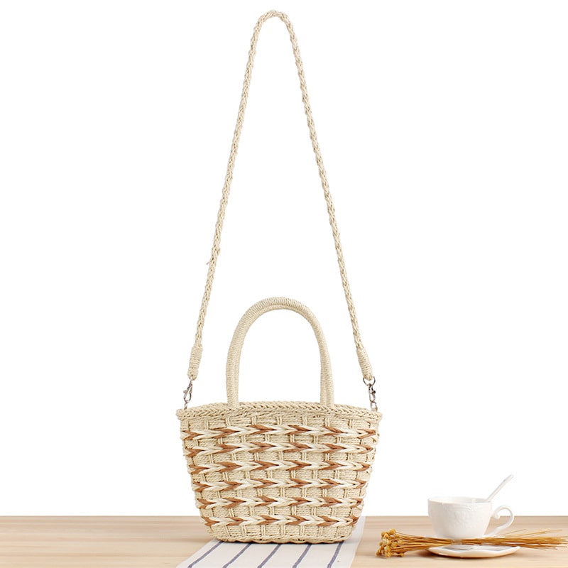 Minimalist Straw Handbag-2yzshop