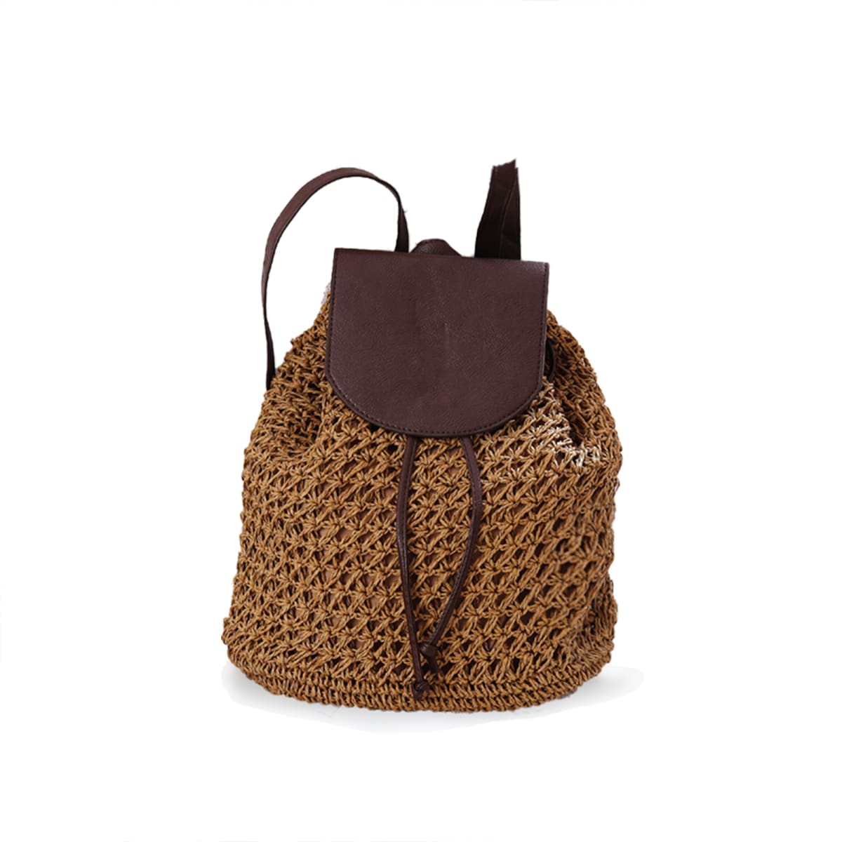 Leisure Holiday Double-Strap Woven StrawBag-2yzshop