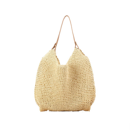 Eco-Friendly Large Capacity Minimalist Straw Tote Bag-2yzshop