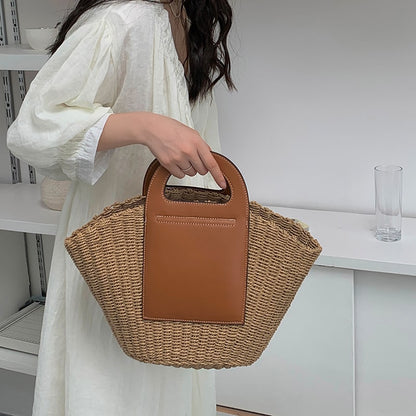 Stylish Casual Straw Hand Bag-2yzshop