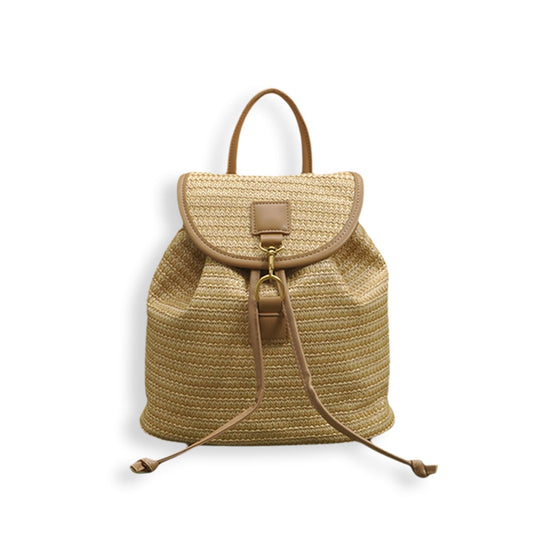 Casual Straw Double-Strap Backpack-2yzshop