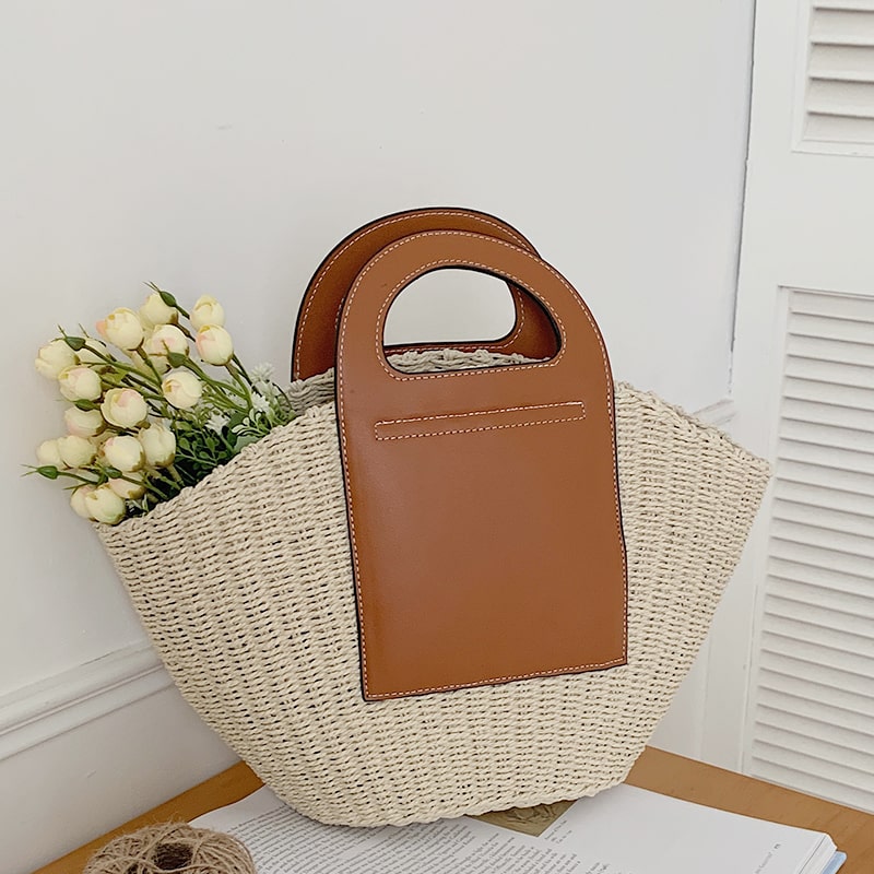 Stylish Casual Straw Hand Bag-2yzshop