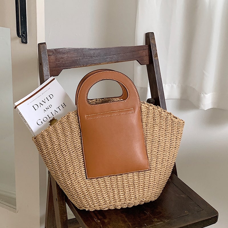 Stylish Casual Straw Hand Bag-2yzshop