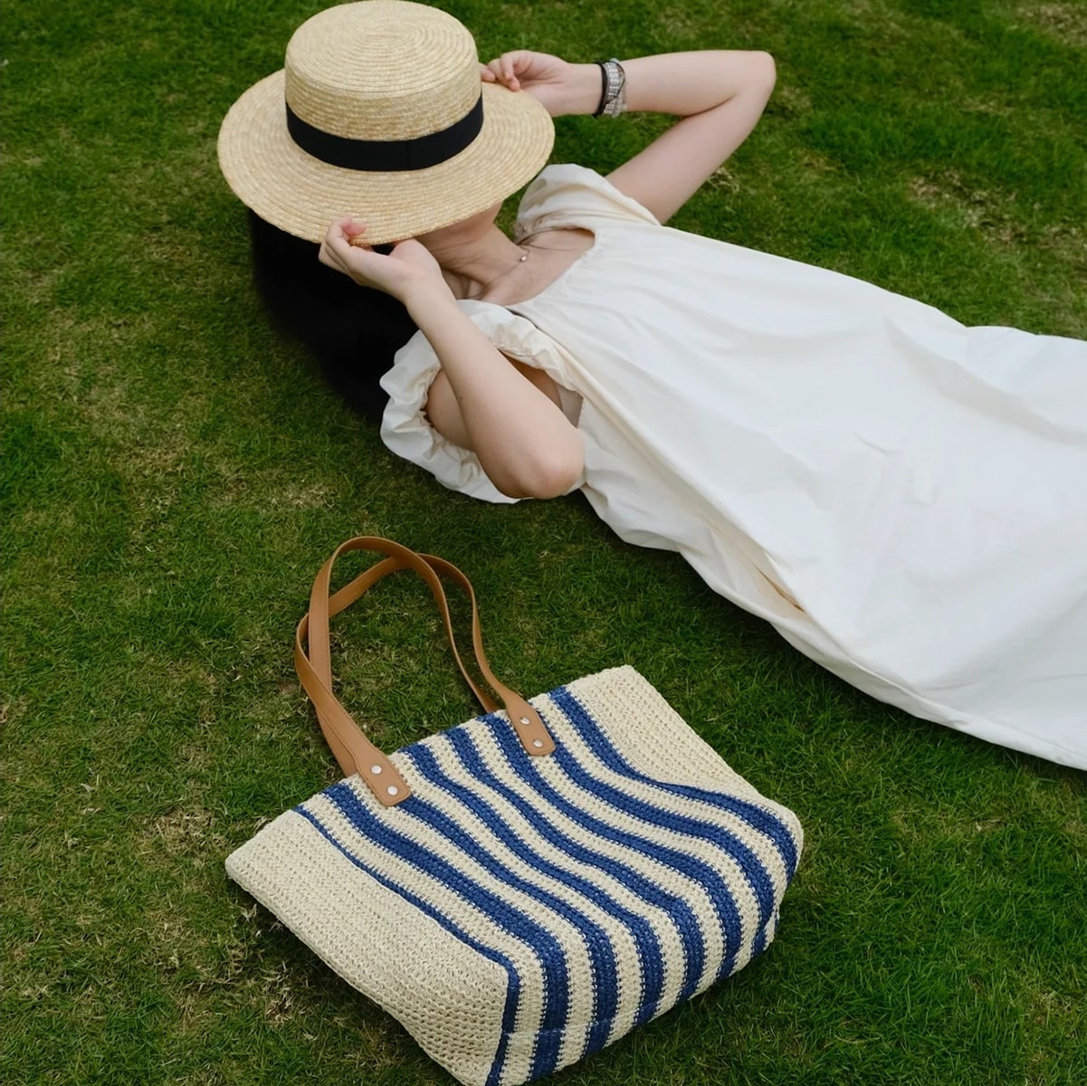 Large Capacity Minimalist Rattan Tote Bag-2yzshop