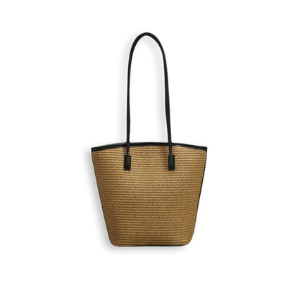 Elegant Classic Straw Shoulder Bag-2yzshop