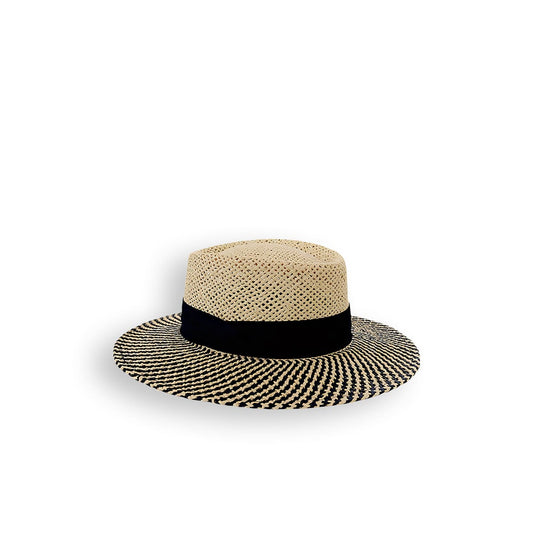 Summer Beach Multi-Color Natural Straw Panama Hat-2yzshop