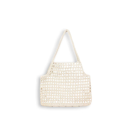 Openwork Trapezoid Straw HandBag-2yzshop