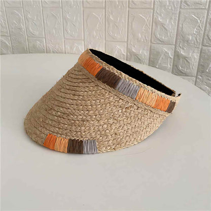 Summer Colorful Natural Straw Sun Hat-2yzshop