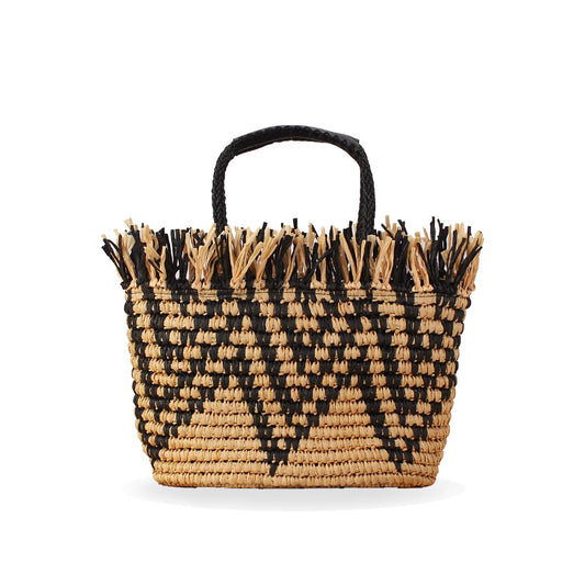 Beach Striped Straw Handbag-2YZ Shop