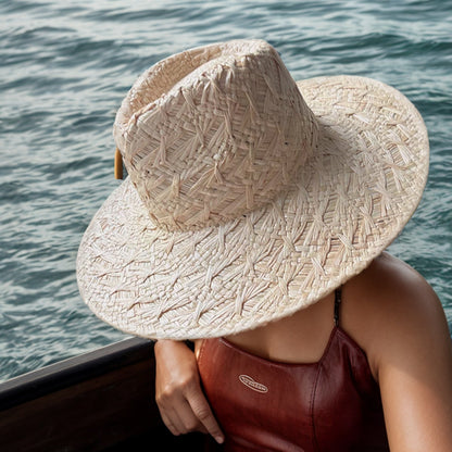 Classic Fashionable Raffia Jazzhat-2yzshop