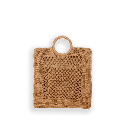 Handwoven Cotton Net Tote Bag-2yzshop