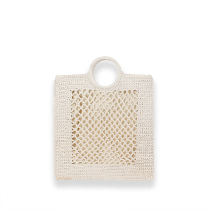 Handwoven Cotton Net Tote Bag-2yzshop