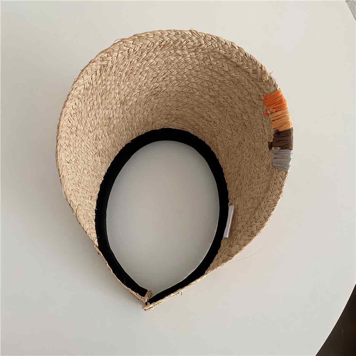 Summer Colorful Natural Straw Sun Hat-2yzshop