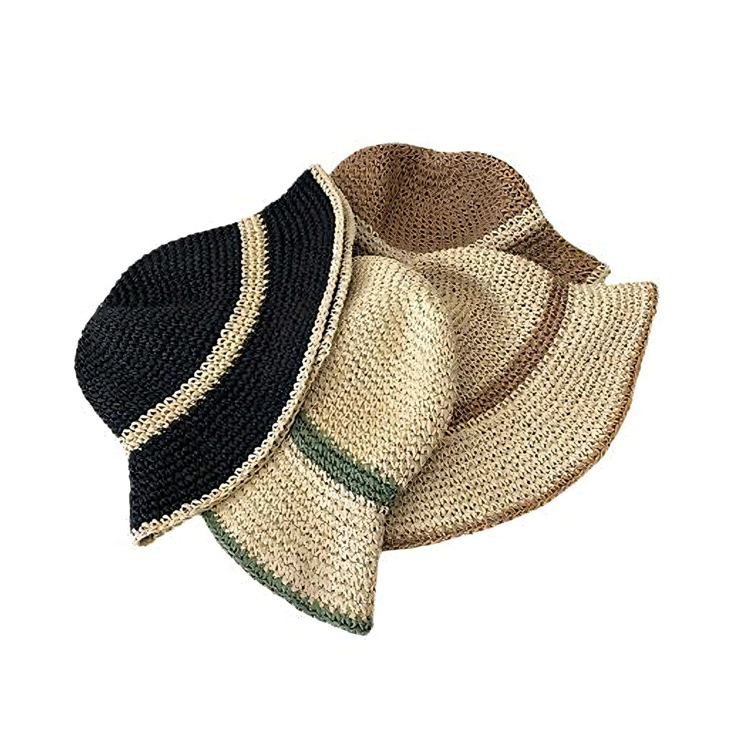 Fresh and Natural Bucket Straw Hat-2yzshop