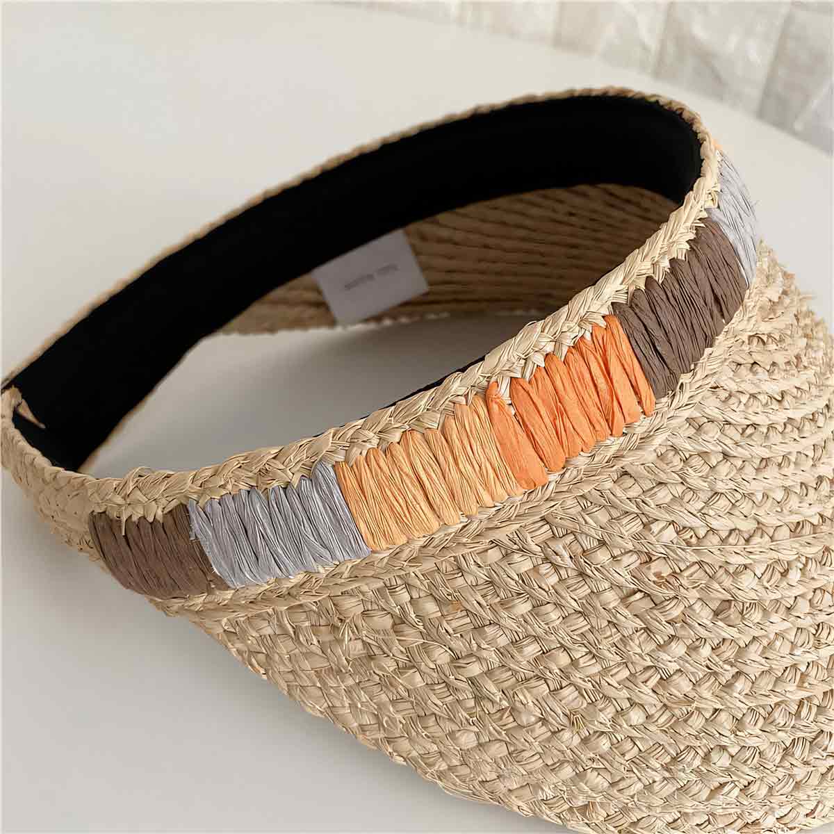 Summer Colorful Natural Straw Sun Hat-2yzshop