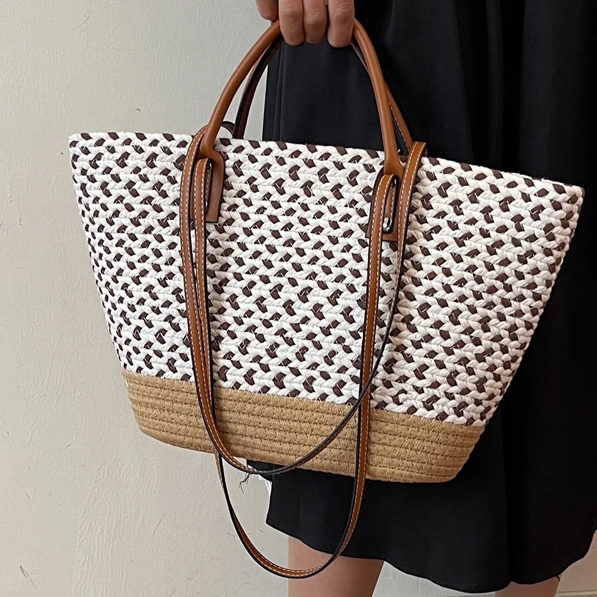 Handcrafted Cotton Rope Woven Handbag-2YZSHOP