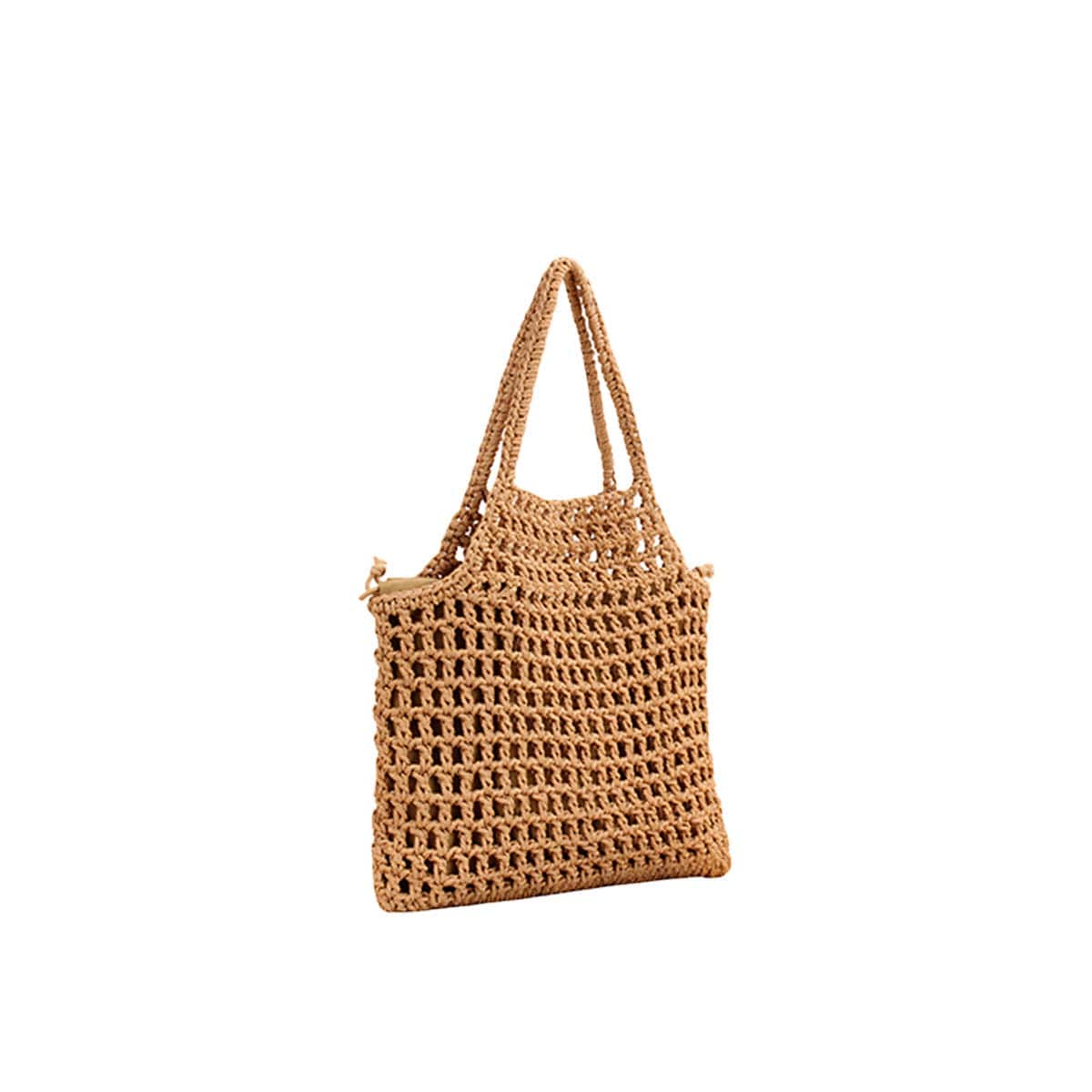 Casual Openwork Trapezoid Handmade HandBag